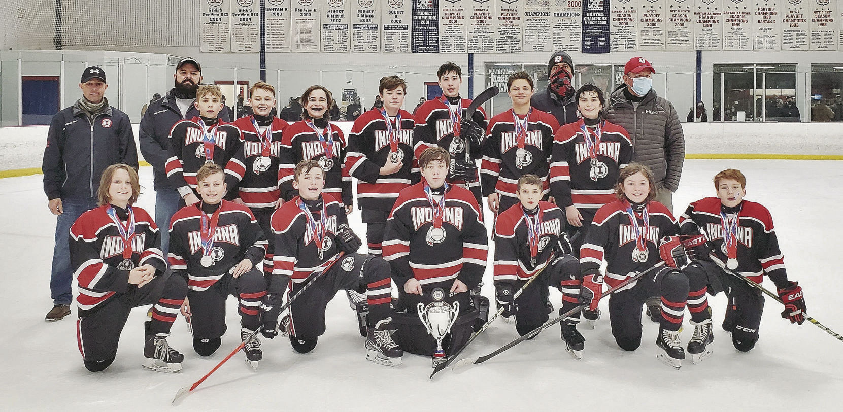 Indiana hockey team places second